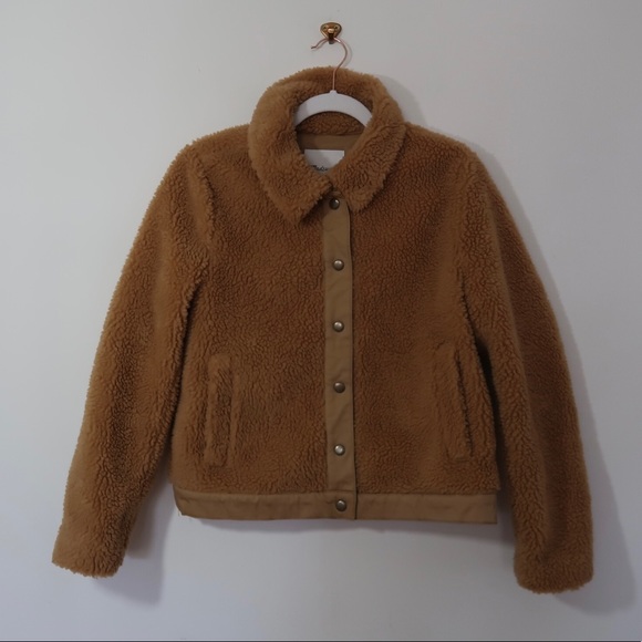 MADEWELL Sherpa Portland Jacket - Picture 7 of 11